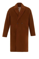 Antioch-Kahve Oversize Kruvaze Erkek Kaban-Kaban-8-Milagron.com