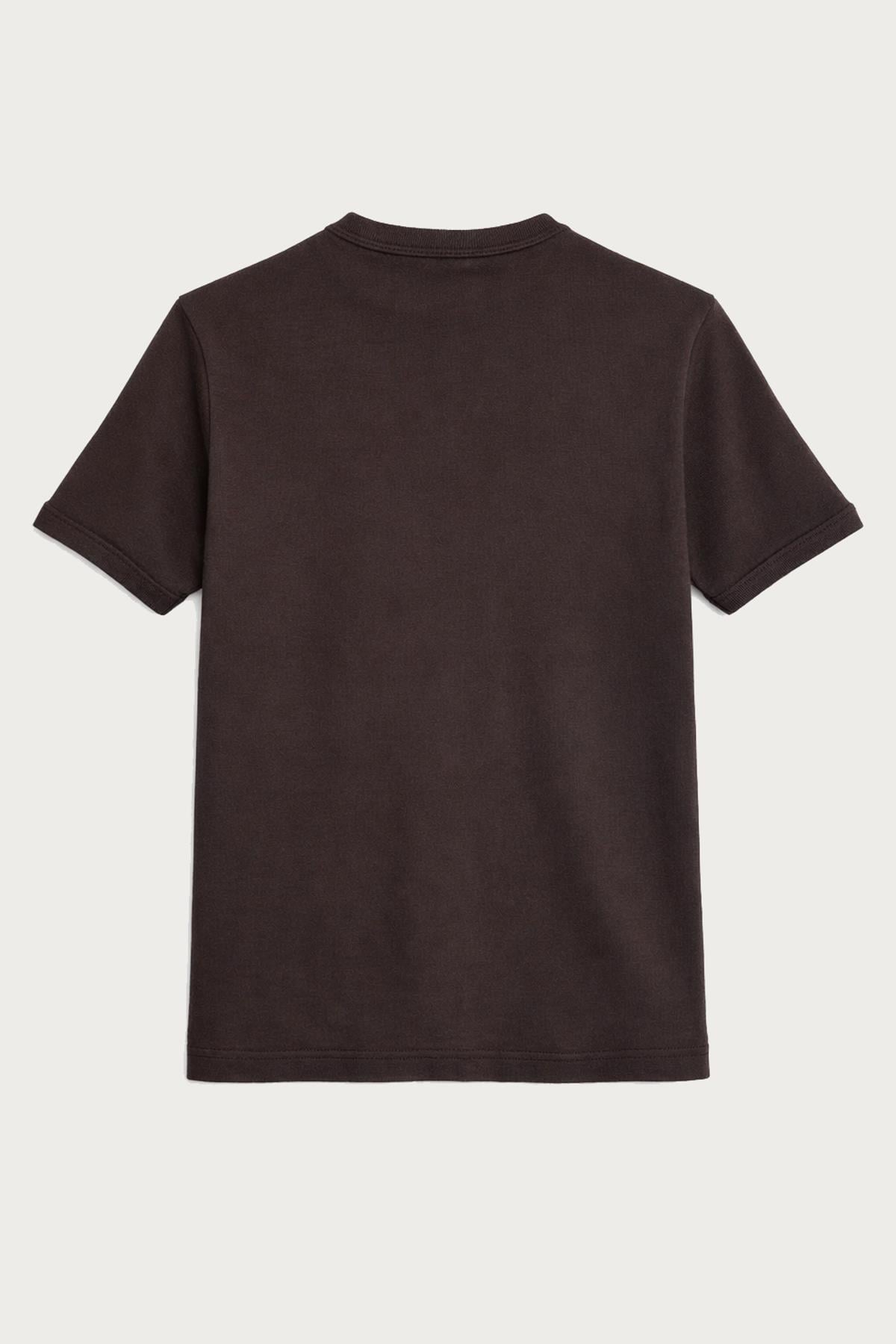 Antioch Kahve Pamuklu Erkek T-Shirt