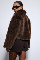 Antioch-Kahve Peluş Görünümlü Mont-Mont-7-Milagron.com