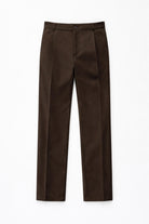 Antioch Kahve Pileli Relaxed Fit Erkek Pantolon