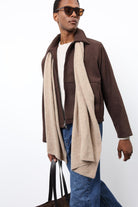 Antioch-Kahve Regular Fit Dokulu Erkek Mont-Mont-3-Milagron.com