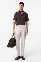 Antioch-Kahve Regular Fit Polo Yaka Erkek T Shirt-T-Shirts-2-Milagron.com