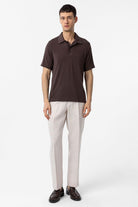 Antioch-Kahve Regular Fit Polo Yaka Erkek T Shirt-T-Shirts-3-Milagron.com