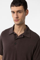 Antioch-Kahve Regular Fit Polo Yaka Erkek T Shirt-T-Shirts-4-Milagron.com