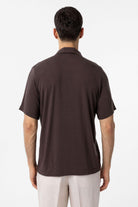 Antioch-Kahve Regular Fit Polo Yaka Erkek T Shirt-T-Shirts-5-Milagron.com