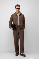 Antioch Kahve Relaxed Fit Baharlık Erkek Mont