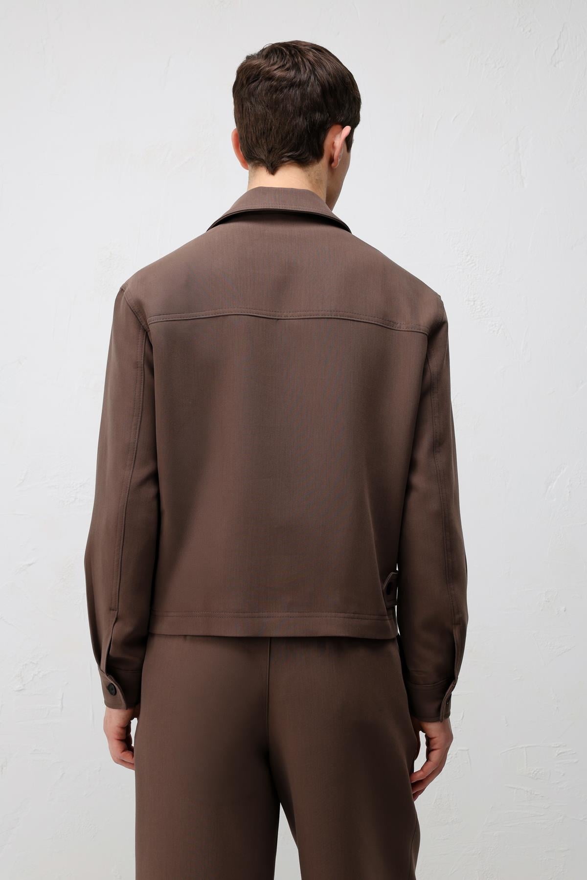 Antioch Kahve Relaxed Fit Baharlık Erkek Mont