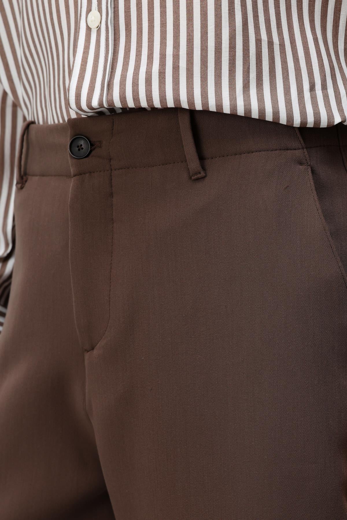 Antioch Kahve Relaxed Fit Erkek Pantolon