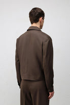 Antioch Kahve Relaxed Fit Fermuarlı Erkek Mont