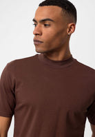 Antioch-Kahve Slim Fit Basic T Shirt-T-Shirts-4-Milagron.com