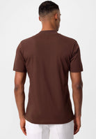 Antioch-Kahve Slim Fit Basic T Shirt-T-Shirts-5-Milagron.com