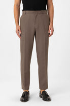 Antioch-Kahve Slim Fit Klasik Erkek Takım-Takım Elbise-5-Milagron.com