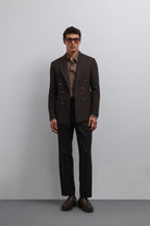 Antioch Kahve Tapered Fit Erkek Pantolon