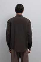 Antioch-Kahve Teknik Regular Fit Erkek Gömlek-Gömlek-5-Milagron.com