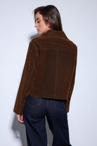 Antioch-Antioch Kahve Torba Cepli Süet Kadın Ceket-Ceket-7-Milagron.com