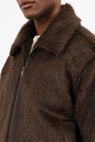 Antioch-Kahve Yumuşak Dokulu Erkek Mont-Mont-6-Milagron.com