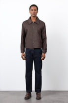 Antioch-Kahve Yün Karışımlı Erkek Ceket-Ceket-2-Milagron.com