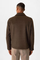 Antioch-Kahve Yün Karışımlı Mevsimlik Erkek Mont-Mont-6-Milagron.com