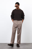 Antioch-Kahve örme Triko Erkek Kazak-Kazak-1-Milagron.com