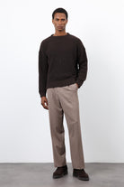 Antioch-Kahve örme Triko Erkek Kazak-Kazak-3-Milagron.com