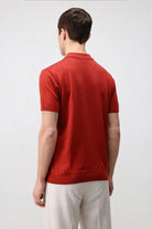 Antioch Kırmızı Comfort Slim Polo Yaka Erkek Triko T-Shirt