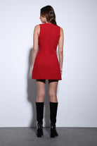 Antioch-Antioch Kırmızı Kadın Mini Elbise-Elbise-4-Milagron.com