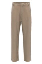 Antioch-Koyu Bej Yüksek Bel Baggy Erkek Pantolon-Kumaş Pantolon-5-Milagron.com