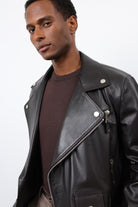 Antioch-Koyu Kahve 100% Deri Biker Ceket-Ceket-6-Milagron.com