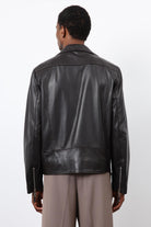 Antioch-Koyu Kahve 100% Deri Biker Ceket-Ceket-9-Milagron.com