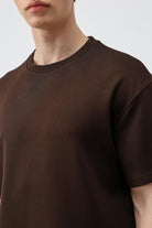 Antioch Koyu Kahve Crop Fit Erkek T-Shirt