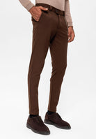 Antioch-Koyu Kahve Erkek Slim Fit Kumaş Pantolon-Kumaş Pantolon-3-Milagron.com