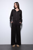 Antioch-Koyu Kahve Fermuarlı Kadın Eşofman Takım-Takım-5-Milagron.com