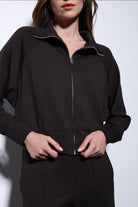 Antioch-Koyu Kahve Fermuarlı Kadın Eşofman Takım-Takım-7-Milagron.com