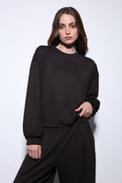 Antioch-Koyu Kahve Geniş Paça Relaxed Kadın Takım-Takım-4-Milagron.com