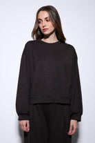 Antioch-Koyu Kahve Geniş Paça Relaxed Kadın Takım-Takım-5-Milagron.com