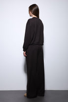 Antioch-Koyu Kahve Geniş Paça Relaxed Kadın Takım-Takım-9-Milagron.com