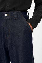 Antioch-Koyu Lacivert Relaxed Fit Erkek Kot Pantolon-Kot Pantolon-3-Milagron.com