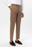 Antioch-Koyu Vizon Yüksek Bel Regular Fit Erkek Pantolon-Kumaş Pantolon-1-Milagron.com