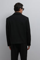 Antioch Kruvaze Relax Crop Fit Blazer Ceket