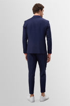 Antioch-Lacivert %100 Keten Erkek Blazer Ceket-Ceket-6-Milagron.com