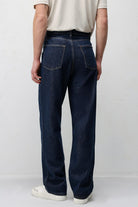 Antioch Lacivert Baggy Fit Erkek Jean