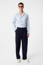 Antioch Lacivert Baggy Fitilli Erkek Pantolon