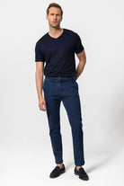 Antioch Lacivert Basic V Yaka Erkek T-Shirt