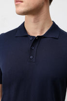 Antioch Lacivert Comfort Slim Polo Yaka Erkek Triko T-Shirt