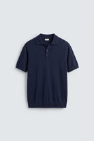 Antioch Lacivert Comfort Slim Polo Yaka Erkek Triko T-Shirt