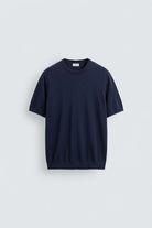 Antioch Lacivert Comfort Slim Triko T-Shirt