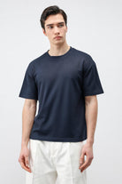 Antioch Lacivert Crop Fit Erkek T-Shirt