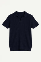 Antioch Lacivert Dokulu Polo Yaka Erkek T-Shirt