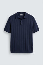 Antioch Lacivert Dokulu Triko Erkek Polo T-Shirt