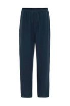 Antioch-Lacivert Keten Karışımlı Jogger Erkek Pantolon-Kumaş Pantolon-5-Milagron.com